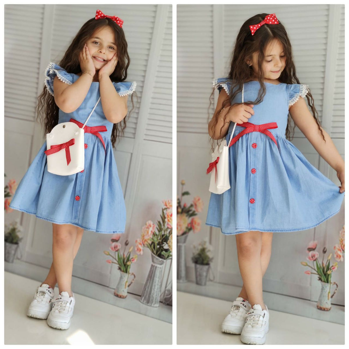 Girl dress 3 PCS – FAIRUZ SHOP